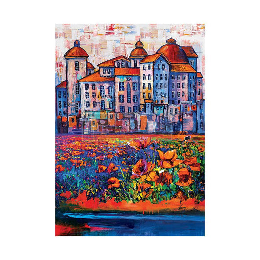 Decoupage Papier | Redesign - Village In Color - DIN A1