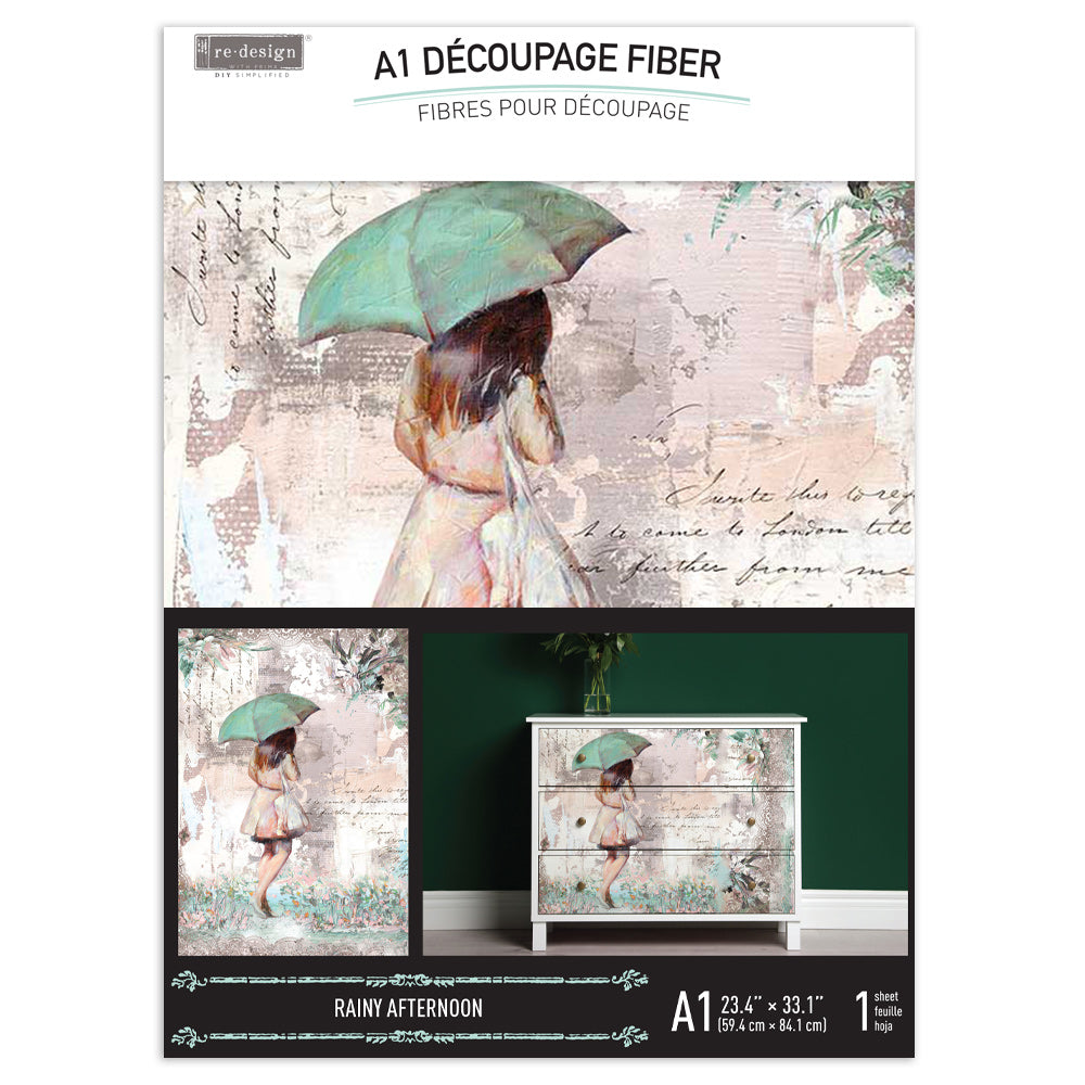 Decoupage Papier | Redesign - Rainy Afternoon - DIN A1