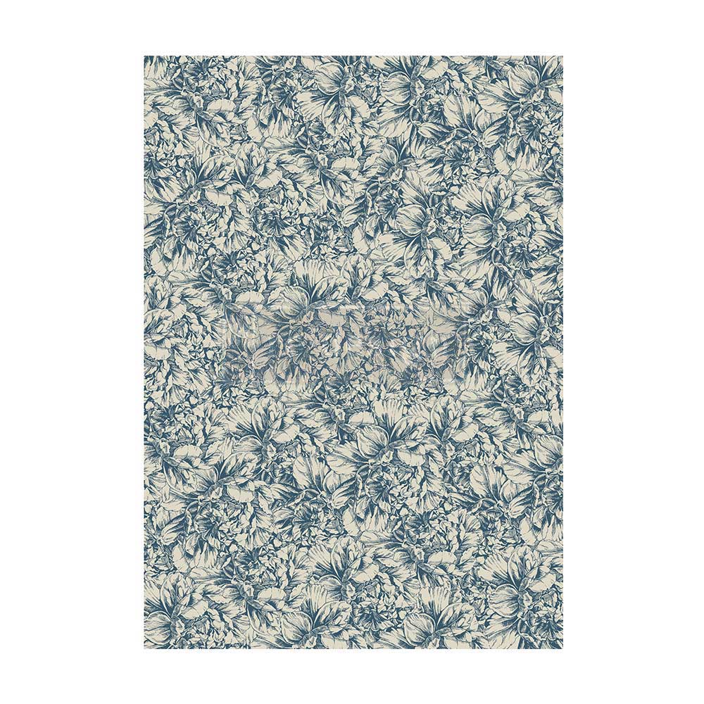 Decoupage Papier | Redesign - Blue Wallpaper - DIN A1