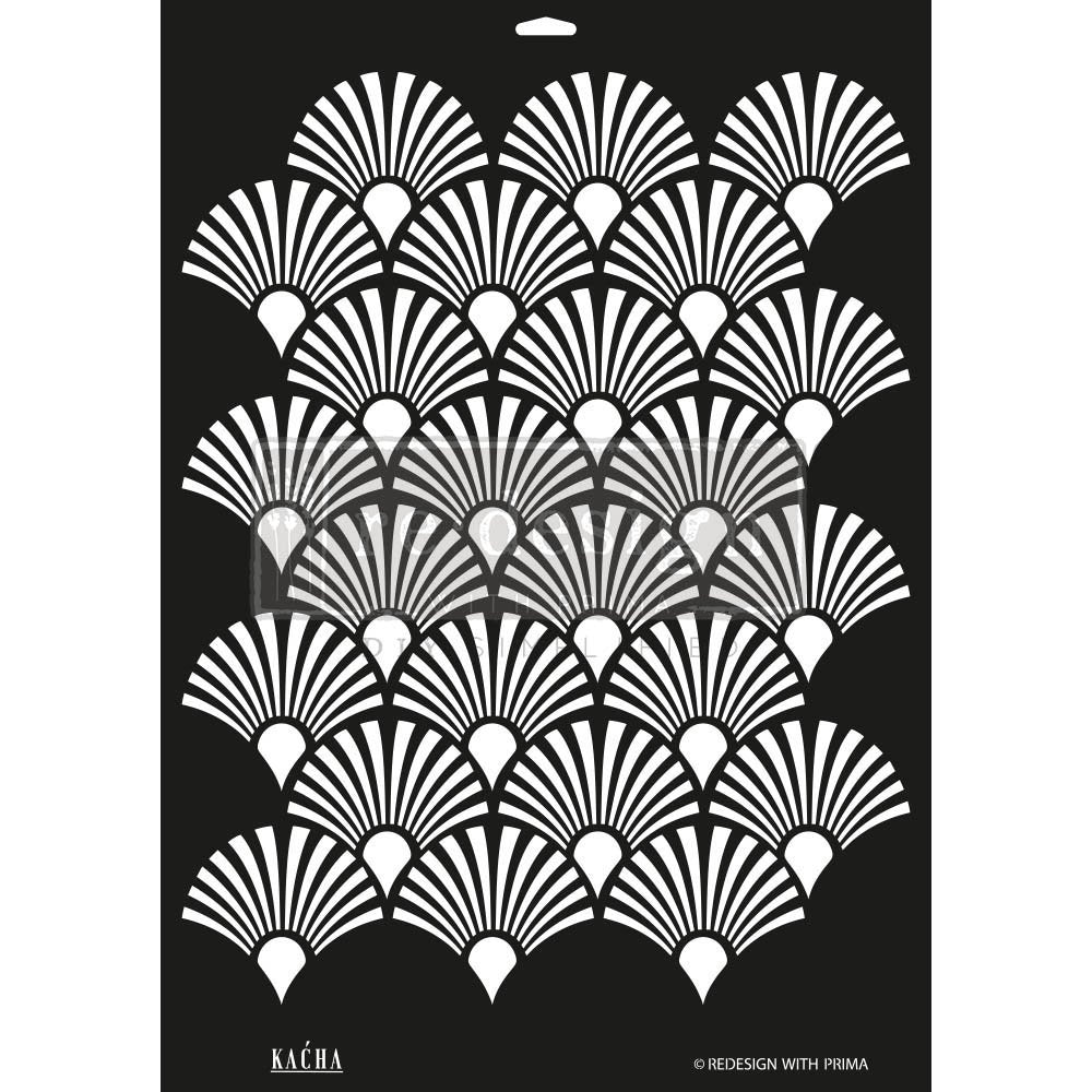 XXL-Schablonen | Redesign Stencil - Kacha - Deco Peacock