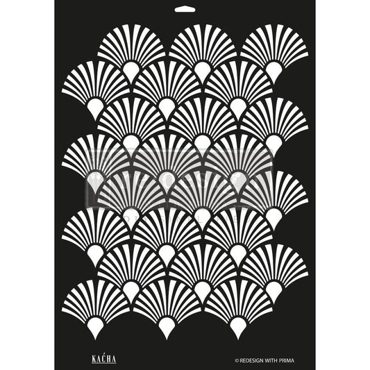 XXL-Schablonen | Redesign Stencil - Kacha - Deco Peacock