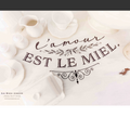 Transferfolien | Redesign Transfer - L'amour Est Le Miel