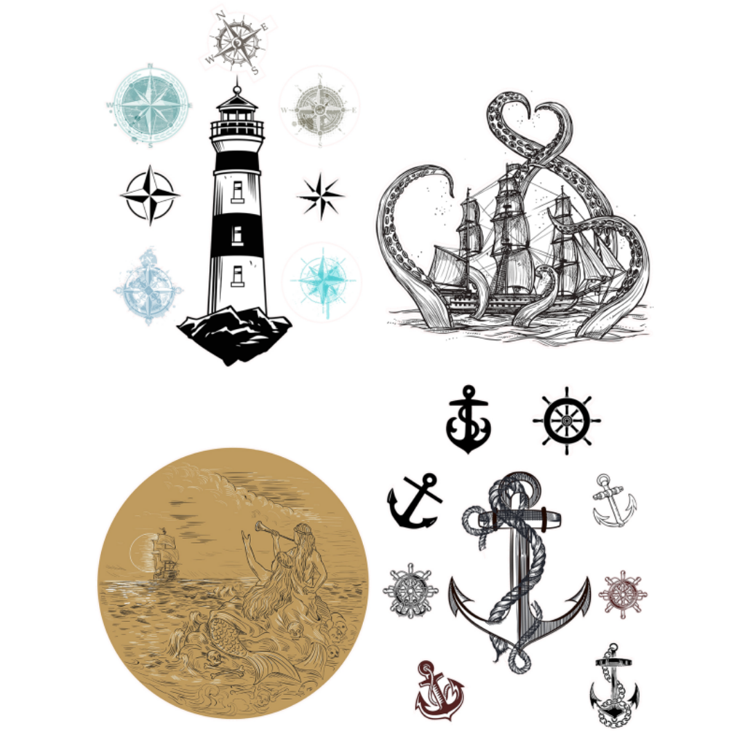 Transferfolie | Belles and Whistles - Nautical Life