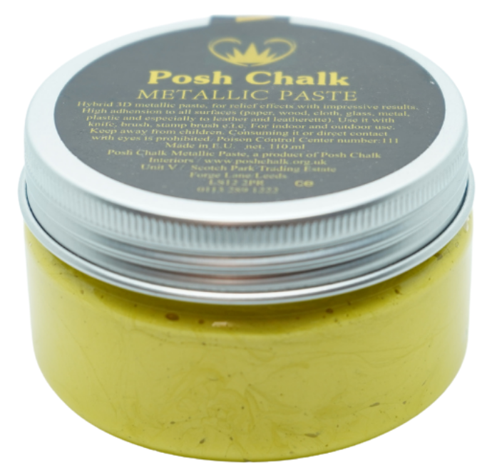 Effektpaste | Posh Chalk Metallic - Yellow Canary Cadmium