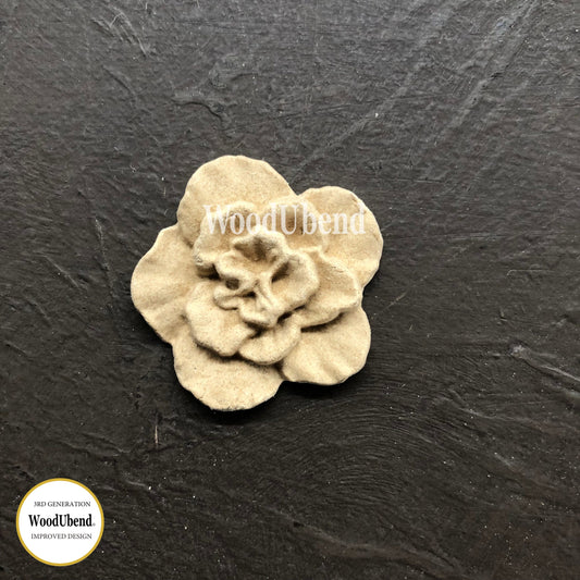 Runde Dekore | WoodUbend Veilchen Blume WUB1118
