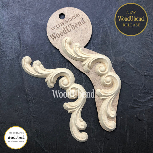 Hochkant Dekore | WoodUbend Joined Scrolls WUB6008