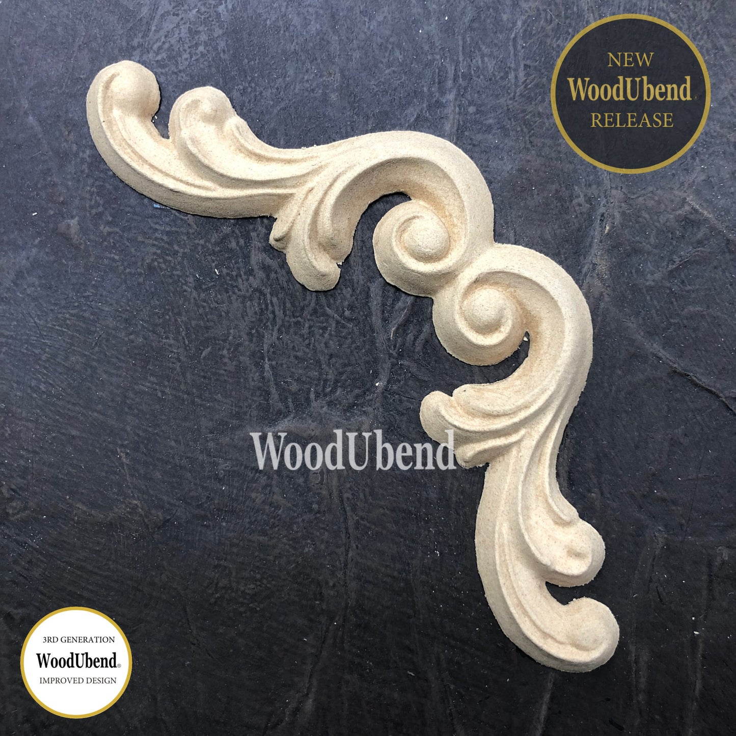 Hochkant Dekore | WoodUbend Joined Scrolls WUB6008