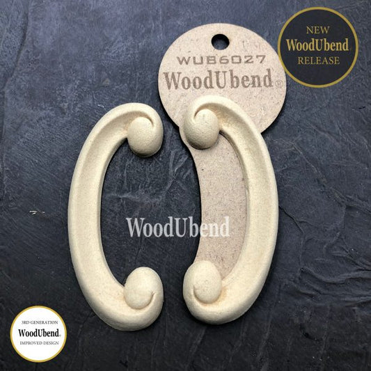 Eckteil Dekore | WoodUbend Simple Scrolls WUB6027