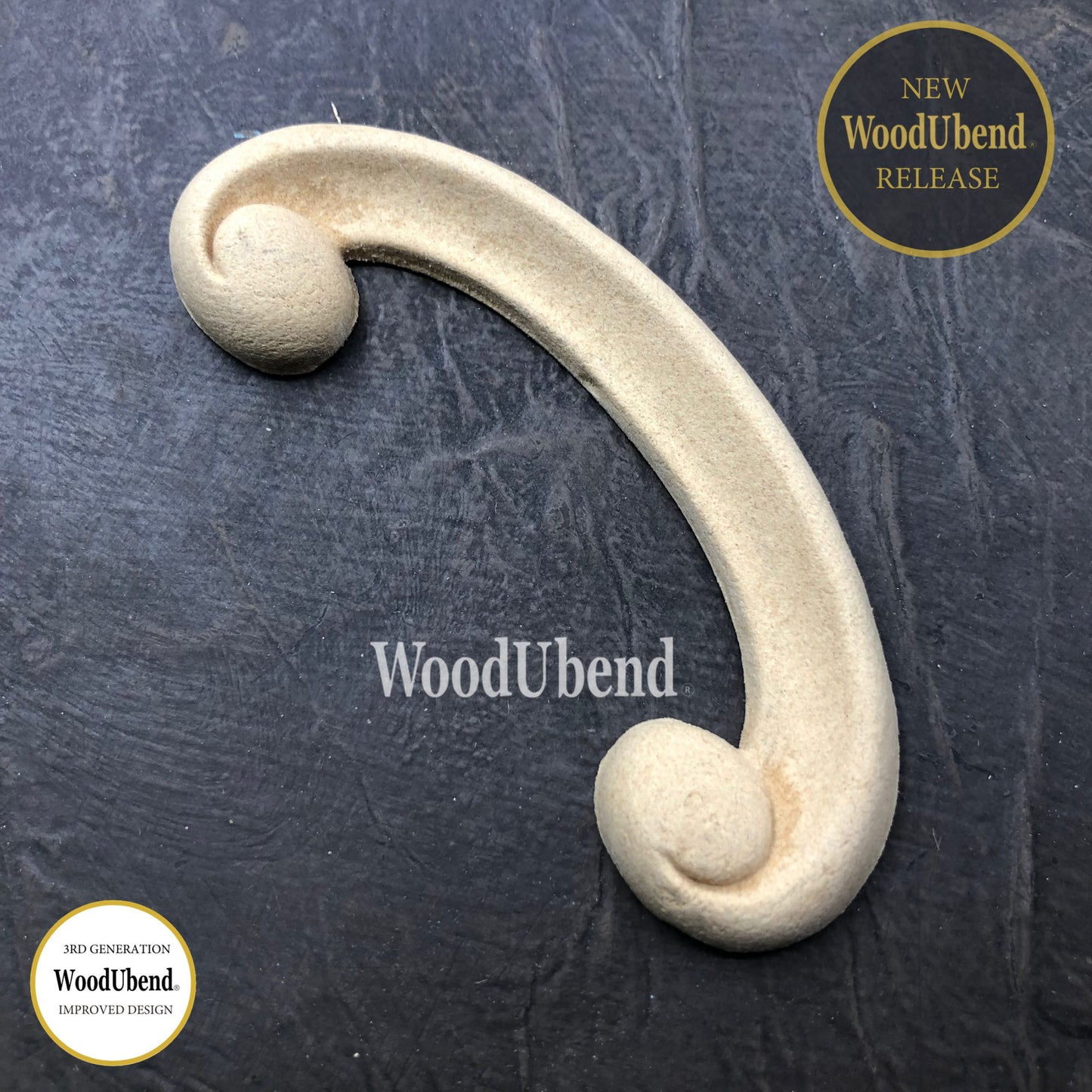 Eckteil Dekore | WoodUbend Simple Scrolls WUB6027
