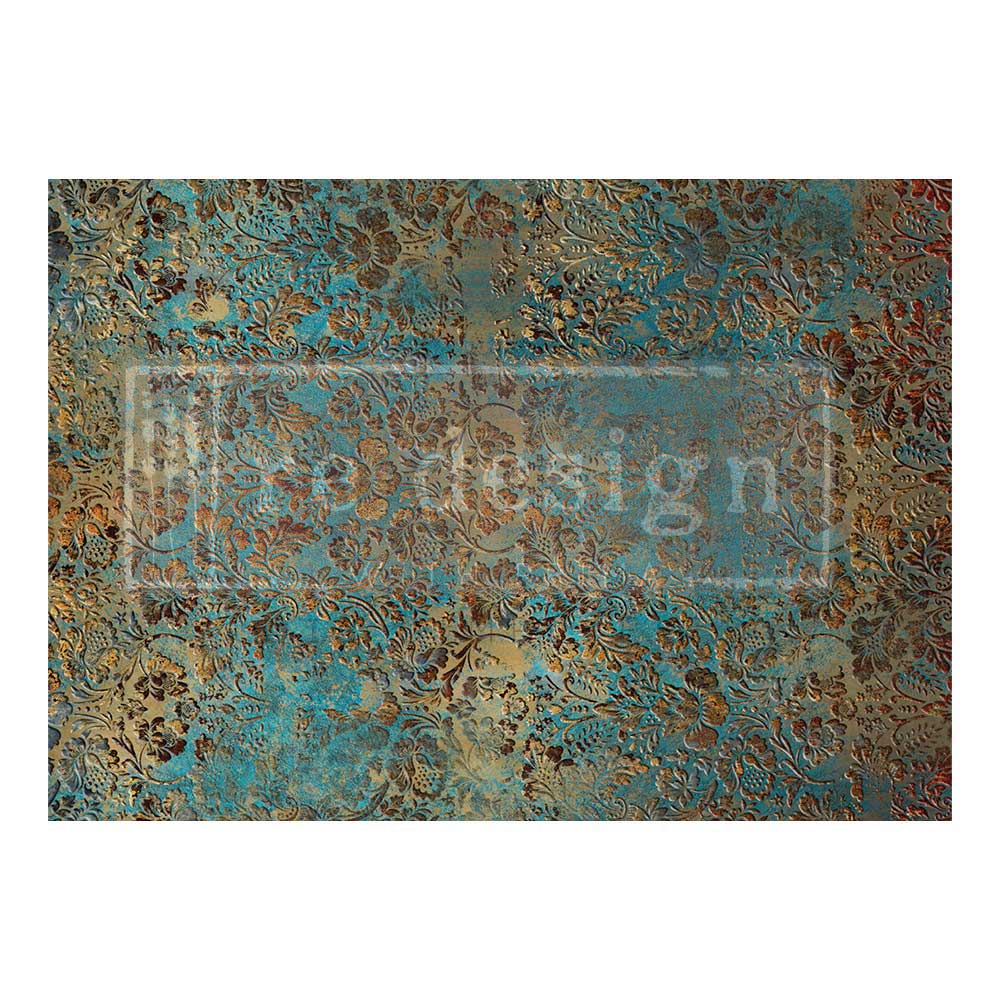 Decoupage Papier | Redesign - Aged Patina - DIN A1