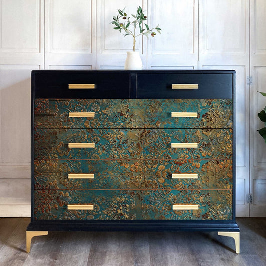 Decoupage Papier | Redesign - Aged Patina - DIN A1