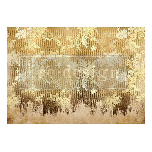 Decoupage Papier | Redesign - Gilded Lace - DIN A1