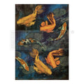 Decoupage Papier | Redesign - Koi Pond - DIN A1
