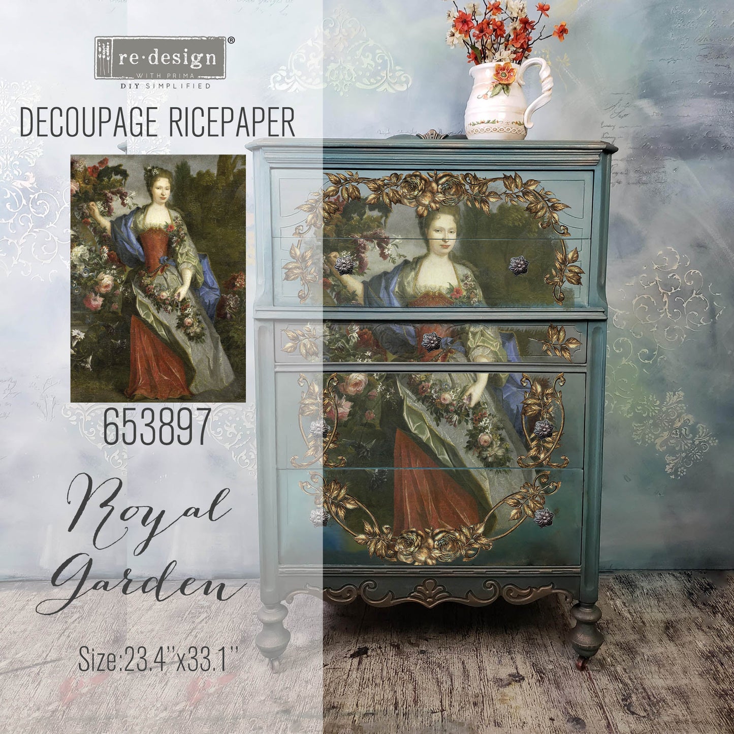 Decoupage Papier | Redesign - Royal Garden - DIN A1