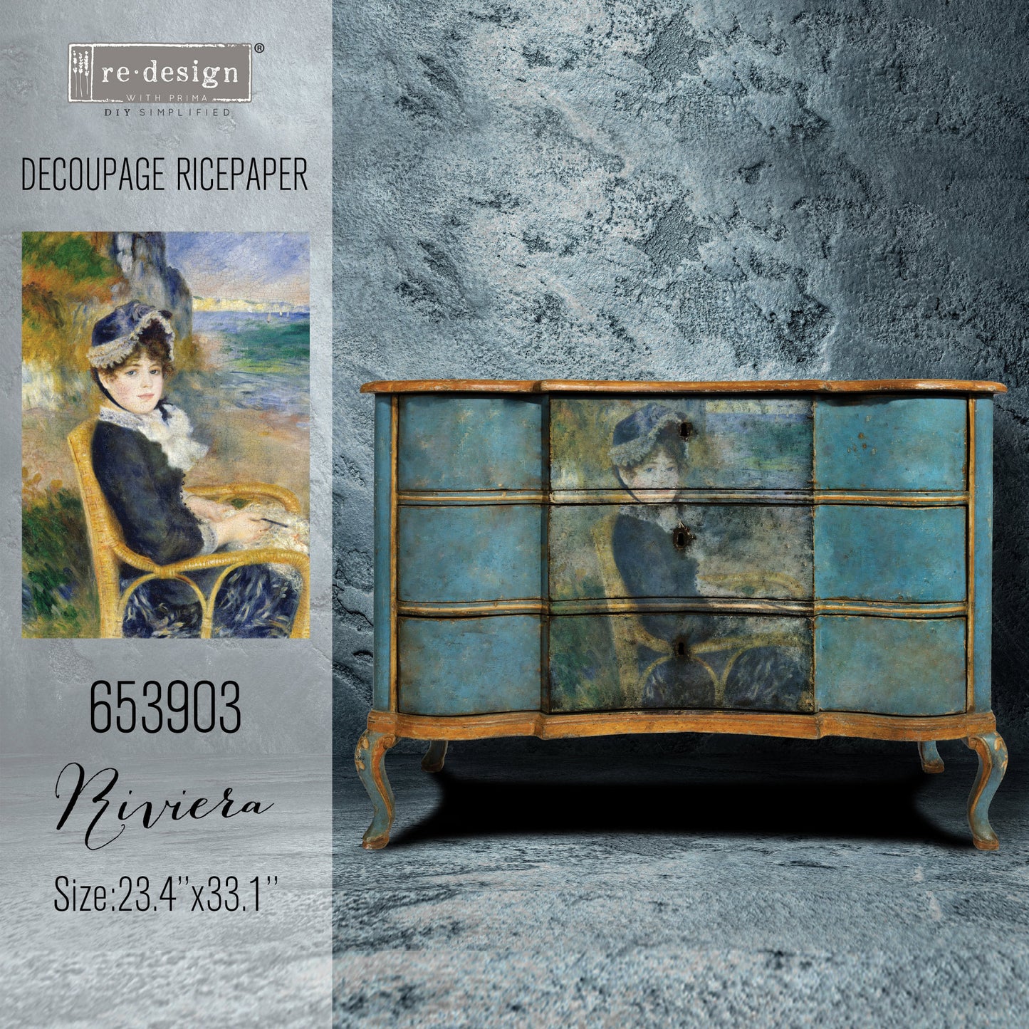 Decoupage Papier | Redesign - Riviera - DIN A1