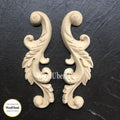 Längliche Dekore | WoodUbend Leafy Scrolls WUB2437
