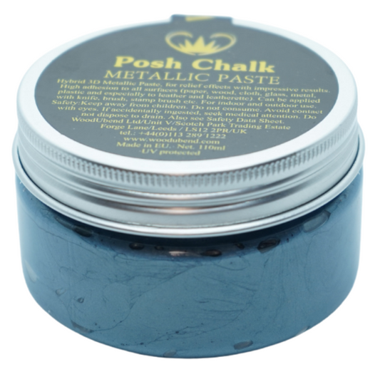 Effektpaste | Posh Chalk Metallic - Blue Prussian