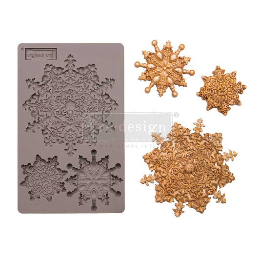 Silikonformen | Redesign - Decor Mould - Snowflake Jewels