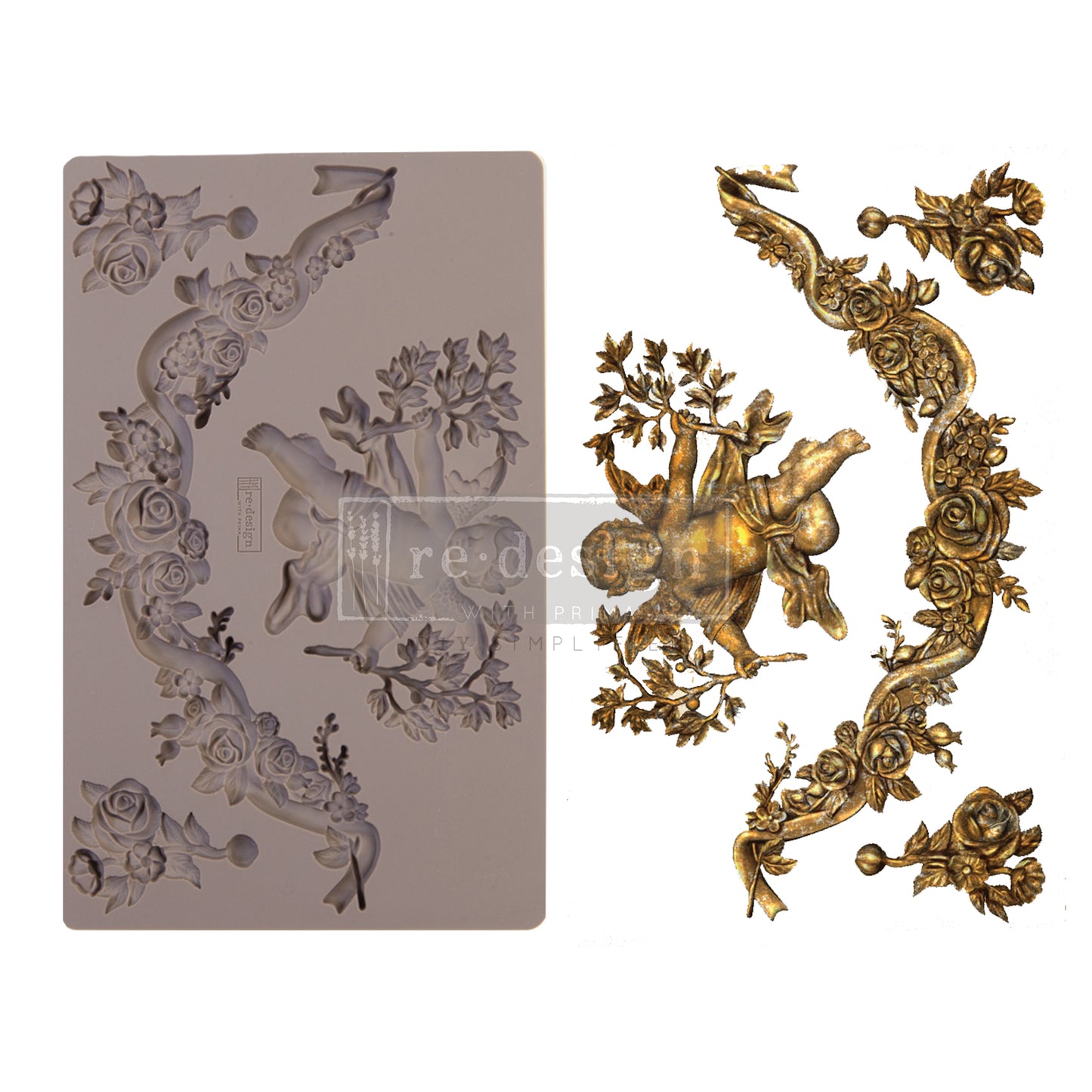 Silikonformen | Redesign - Decor Mould - Divine Floral