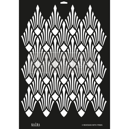 XXL-Schablonen | Redesign Stencil - Kacha - Sun Lit Diamonds