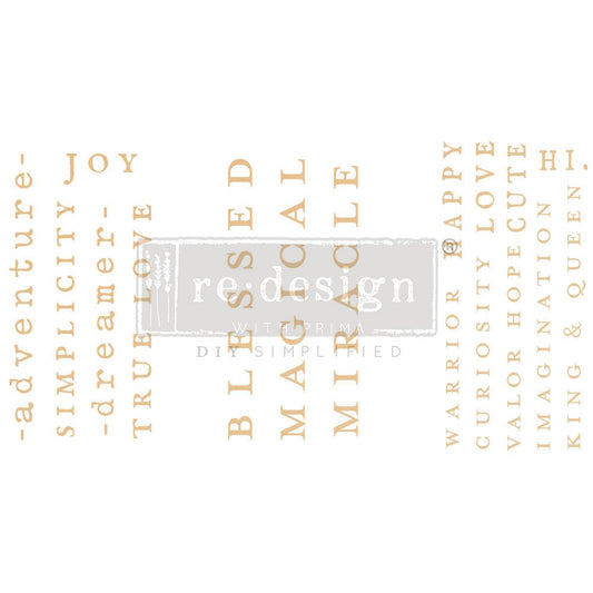 Transferfolien | Redesign Transfer - Powerful Words