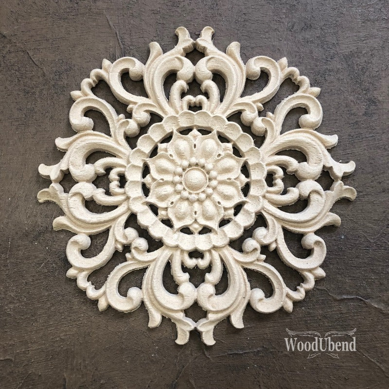 Runde Dekore und Holzverzierungen | WoodUbend Centerpiece WUB2082