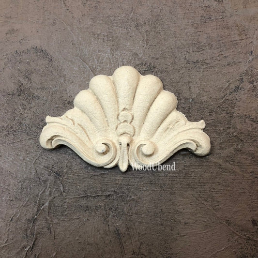 Holzverzierungen für Upcycling WoodUbend Decorative Plume WUB1659